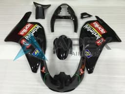 Glossy Black Red  2 - Aprilia RS250 (1995-1997) ABS Fairings | Apex Fairings — view 1