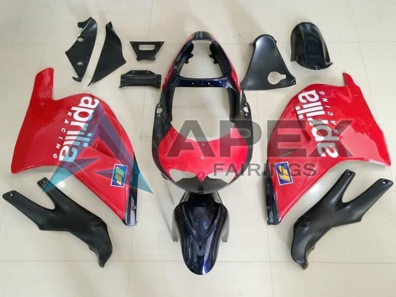 Red Black White  2 - Aprilia RS250 (1995-1997) ABS Fairings | Apex Fairings