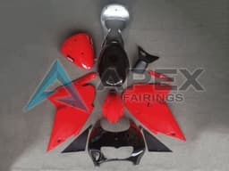 Red Black Silver  2 - Aprilia RS250 (1998-2002) ABS Fairings | Apex Fairings — view 1