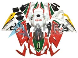 White Red Green - Aprilia RS4 125 / RS125 (2006-2011) ABS Fairings | Apex Fairings — view 1