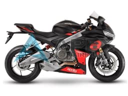 Matte Black Red - Aprilia RS660 (2020-2024) ABS Fairings | Apex Fairings — view 1