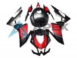 Matte Black Red Grey - Aprilia RSV4 1000 (2016-2020) ABS Fairings | Apex Fairings — view 1