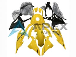 Yellow Glossy Black - BMW S1000RR (2023-2024) ABS Fairings | Apex Fairings — view 1