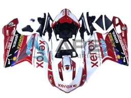 White Red Glossy Black Valsir Xerox - Ducati 1098 (2007-2009) ABS Fairings — Style FE82 | Apex Fairings — view 1