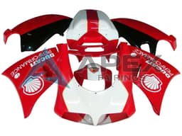 White Red Glossy Black Performance - Ducati 1299 Panigale (2015-2018) ABS Fairings | Apex Fairings — view 1