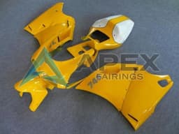 White Yellow - Ducati 748 (1994-2002) ABS Fairings — Style FE21 | Apex Fairings — view 1