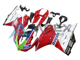 White Red Green Blue Glossy Black Flex-Box - Ducati 899 Panigale (2013-2015) ABS Fairings | Apex Fairings — view 1