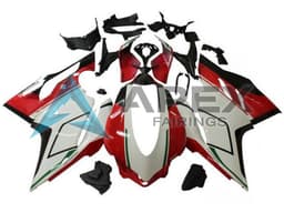 White Red Green Glossy Black - Ducati 959 Panigale (2016-2019) ABS Fairings | Apex Fairings — view 1
