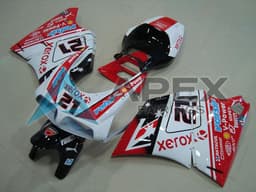White Red Glossy Black Valsir Xerox 21 - Ducati 996 996S (1999-2002) ABS Fairings | Apex Fairings — view 1