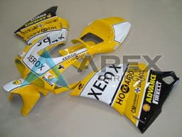 White Yellow Glossy Black Xerox - Ducati 996 996S (1999-2002) ABS Fairings | Apex Fairings — view 1