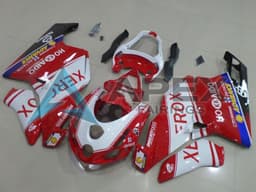 White Red Blue Glossy Black Xerox OEM Style - Ducati 999 (2003-2004) ABS Fairings | Apex Fairings — view 1
