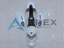 White - Ducati Monster 1100 / Monster 1100S (2009-2013) ABS Fairings — Style FE17 | Apex Fairings — view 1