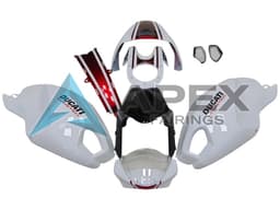 White Red Glossy Black - Ducati Monster 1100 / Monster 1100S (2009-2013) ABS Fairings | Apex Fairings — view 1
