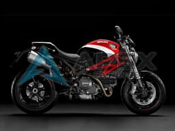 White Red - Ducati Monster 696 (2008-2014) ABS Fairings — Style FE31 | Apex Fairings — view 1
