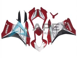 White Red Black Green - Ducati Supersport 939 / 939S (2017-2020) ABS Fairings | Apex Fairings — view 1
