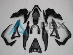Matte Black - Honda ADV150 (2018-2021) ABS Fairings — Style FE5 | Apex Fairings — view 1