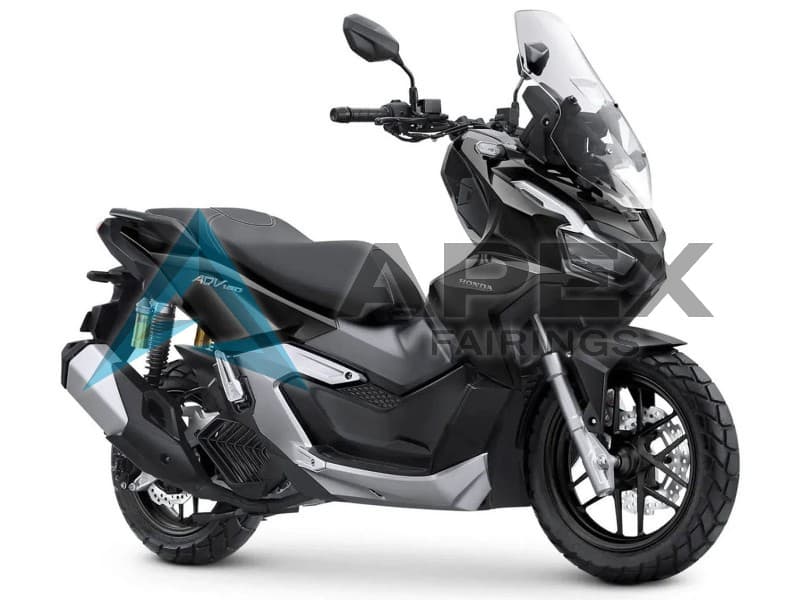 Silver Matte Black - Honda ADV160 (2022-2025) ABS Fairings | Apex Fairings