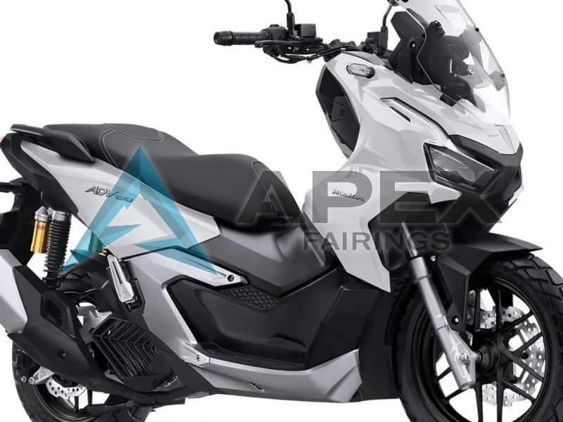White Black - Honda ADV160 (2022-2025) ABS Fairings | Apex Fairings