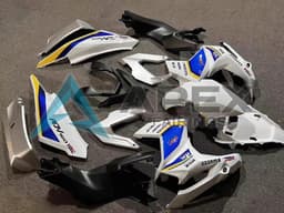 White Blue Yellow HRC - Honda ADV160 (2022-2025) ABS Fairings | Apex Fairings — view 1