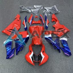 Red & Blue - Honda CBR1000RR / CBR1000RR-R Fireblade (2017-2026) ABS Fairings — Style R-2023-A13 | Apex Fairings — view 1