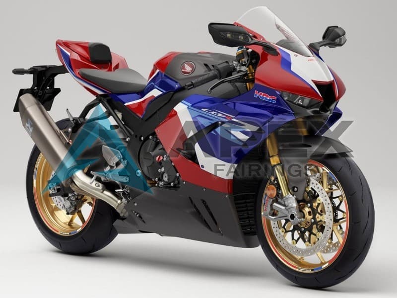White Maroon Red Blue HRC - Honda CBR1000RR-R SP Fireblade SC82 (2020-2023) ABS Fairings | Apex Fairings