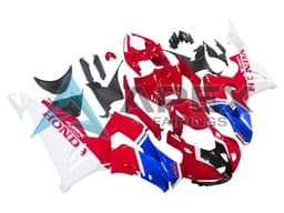 White Red Blue HRC - Honda CBR1000RR-R SP Fireblade SC82 (2020-2023) ABS Fairings — Style FE26 | Apex Fairings — view 2