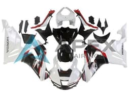 White Red Glossy Black - Honda CBR1000RR-R SP Fireblade SC82 (2020-2023) ABS Fairings | Apex Fairings — view 1