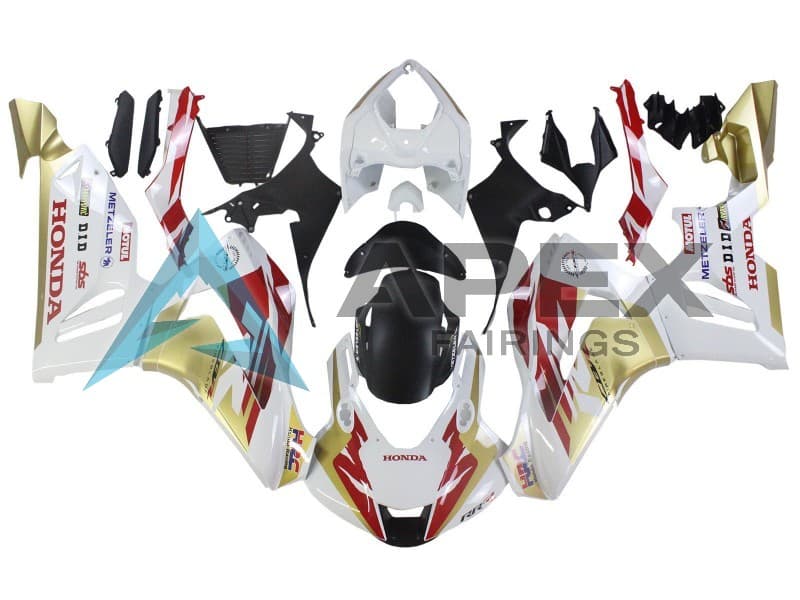 White Red Gold Motul HRC - Honda CBR1000RR-R SP Fireblade SC82 (2020-2023) ABS Fairings | Apex Fairings