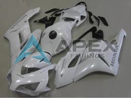 White Tan Glossy Black - Honda CBR1000RR Fireblade SC57 II (2006-2007) ABS Fairings | Apex Fairings — view 1