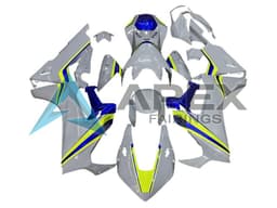 White Yellow Blue - Honda CBR1000RR Fireblade SC77 (2017-2026) ABS Fairings | Apex Fairings — view 1