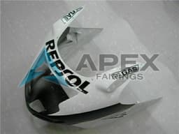 White Glossy Black Repsol - Honda CBR1100XX Super Blackbird SC35 (1996-2007) ABS Fairings | Apex Fairings — view 4