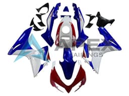 White Blue Red - Honda CBR125R (2004-2006) ABS Fairings | Apex Fairings — view 1