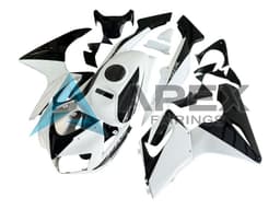 White Glossy Black - Honda CBR125R (2004-2006) ABS Fairings | Apex Fairings — view 2