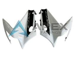 White Glossy Black - Honda CBR125R (2004-2006) ABS Fairings | Apex Fairings — view 3