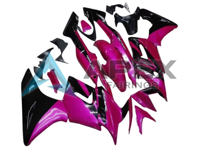 Pink Glossy Black - Honda CBR125R (2004-2006) ABS Fairings | Apex Fairings