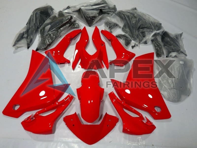Red - Honda CBR250R MC41 (2011-2016) ABS Fairings — Style FE16 | Apex Fairings