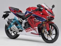 Red Blue White - Honda CBR250RR MC51 (2017-2022) ABS Fairings — Style FE4 | Apex Fairings — view 2