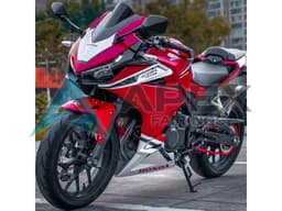 Red White - Honda CBR400R (2019-2023) ABS Fairings | Apex Fairings — view 3