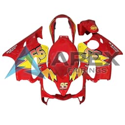 Red - Honda CBR600 F4i (2004-2007) ABS Fairings | Apex Fairings — view 1