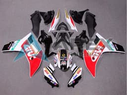 White Red Gold Glossy Black Givi - Honda CBR600F (2011-2013) ABS Fairings | Apex Fairings — view 1