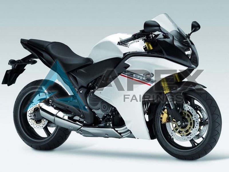 White Grey - Honda CBR600F (2011-2013) ABS Fairings | Apex Fairings
