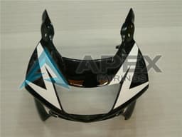 White Glossy Black - Honda CBR600 F3 (1997-1998) ABS Fairings | Apex Fairings — view 4