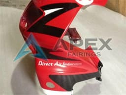 White Red Glossy Black - Honda CBR600 F3 (1997-1998) ABS Fairings | Apex Fairings — view 3