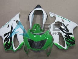 White Green - Honda CBR600 F4 (1999-2000) ABS Fairings | Apex Fairings — view 1