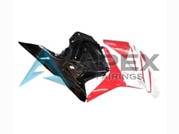 White Red Glossy Black - Honda CBR600RR (2009-2012) ABS Fairings — Style FE202 | Apex Fairings — view 4