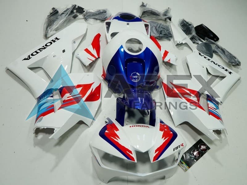 White Red Blue Fireblade - Honda CBR600RR USA Spec (2013-2026) ABS Fairings | Apex Fairings