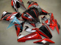 Red Silver Glossy Black - Honda CBR650R (2021-2023) ABS Fairings | Apex Fairings — view 3