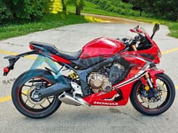 Red White Black Stripe - Honda CBR650R (2021-2023) ABS Fairings | Apex Fairings — view 1