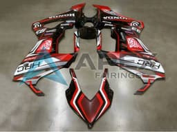 White Red Glossy Black HRC - Honda CBR650R (2021-2023) ABS Fairings | Apex Fairings — view 1