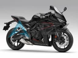 Matte Black - Honda CBR650R (2023-2026) ABS Fairings | Apex Fairings — view 1